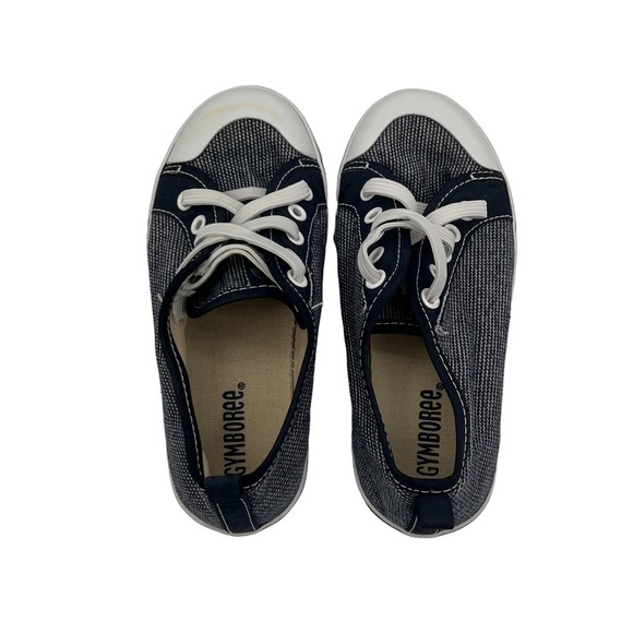 Gymboree Blue Laceless Sneakers Size 12 Toddler - Picture 4 of 9